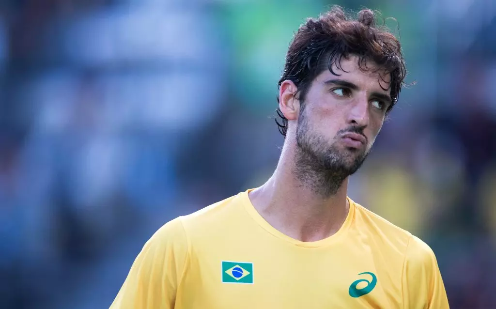 RIO DE JANEIRO 12/08/2016 - Partida de Tênis entre os atletas Thomaz Bellucci e Rafael Nadal durante os Jogos Olímpicos Rio 2016. Foto: Jonne Roriz/Exemplus/COB