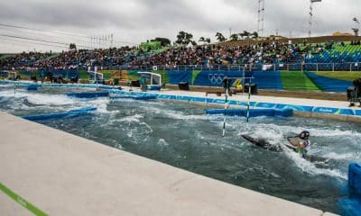 pista de canoagem slalom em Deodoro escolinha de canoagem