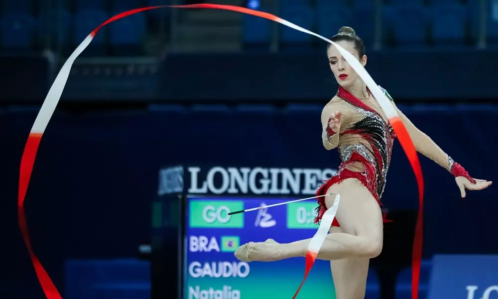 Natália Gáudio sobe para 39ª na classificação geral do Mundial