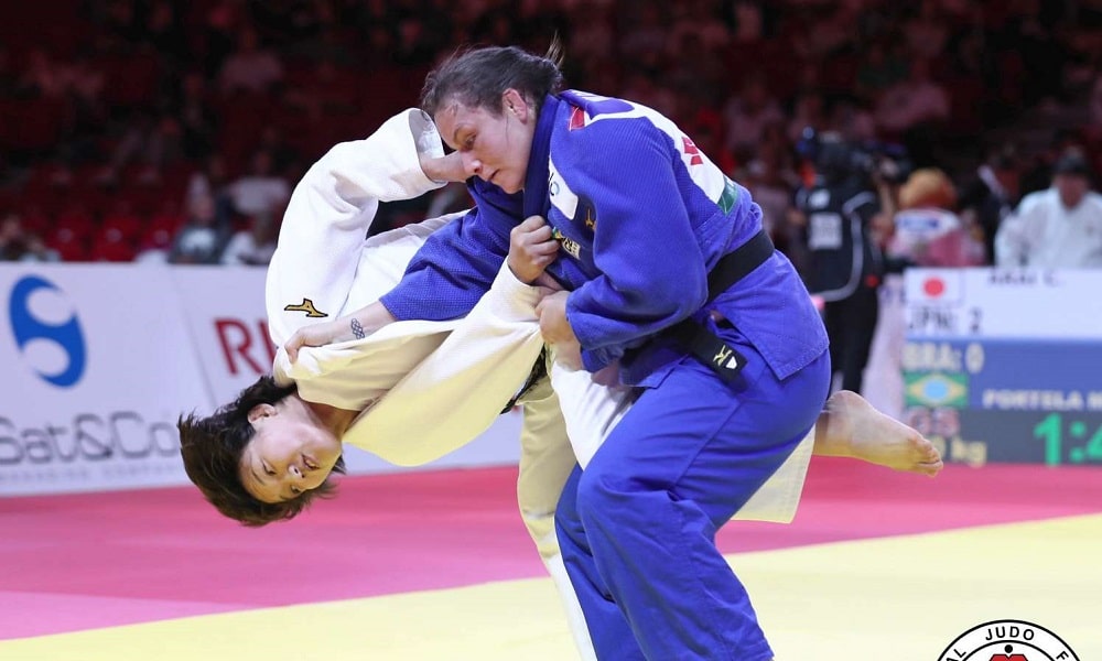 Maria Portela é bronze no 2º dia do Grand Slam de Abu Dhabi.
