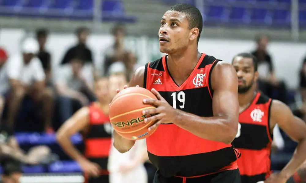 ilustração Flamengo X Botafogo - NBB