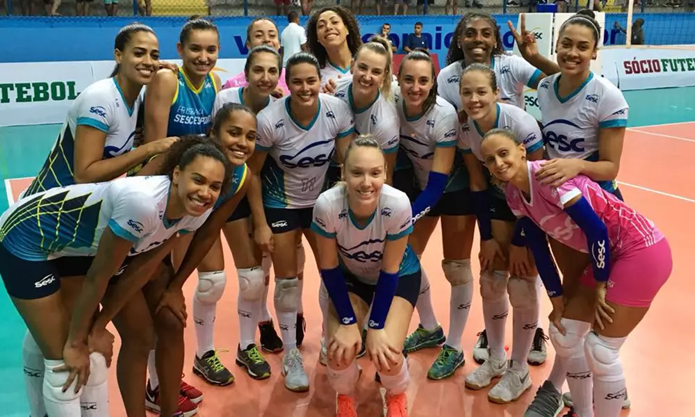 ilustração estreia da Superliga Feminina