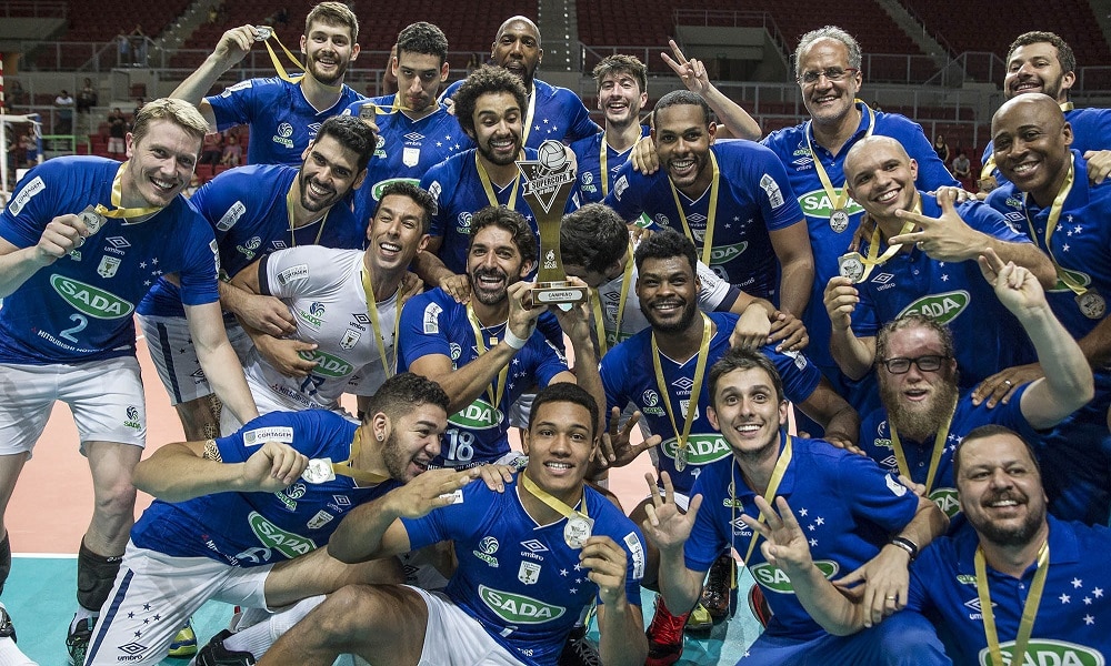 Cruzeiro domina cenário do vôlei masculino em 2017
