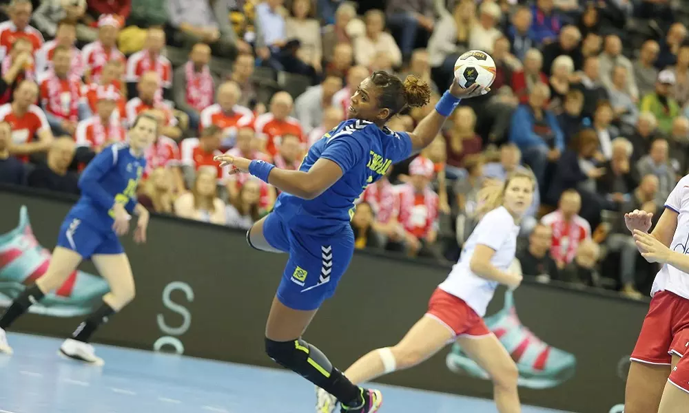 Tamires Morena - seleção brasileira de handebol feminino - Jogos Olímpicos de Tóquio 2020