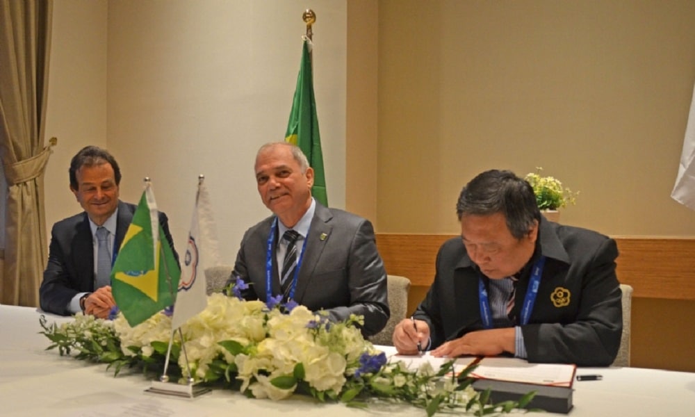 COB fecha acordo de cooperação esportiva com Taiwan