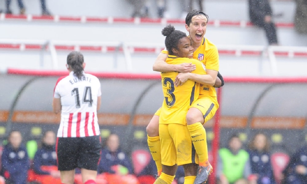 Ludmila marca, mas Atlético de Madrid empata no Espanhol