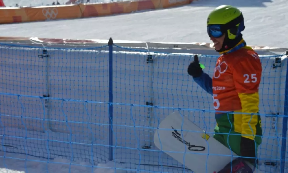 Isabel Clark faz 1º treino oficial na pista de PyeongChang