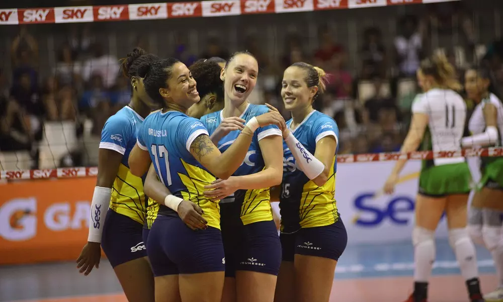 Sesc-RJ X Minas - Superliga feminina de vôlei