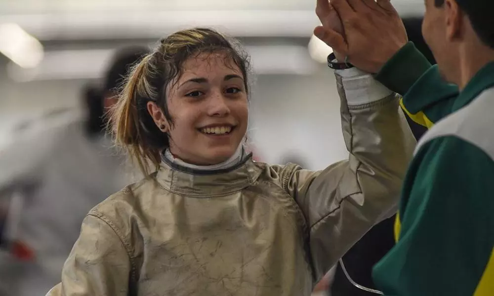 Pietra Chierighini, da esgrima júnior mundial