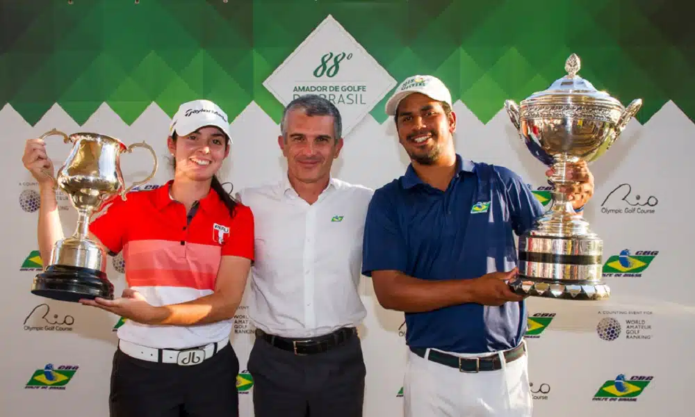 Herik Machado e Micaela Farah vencem Campeonato Amador