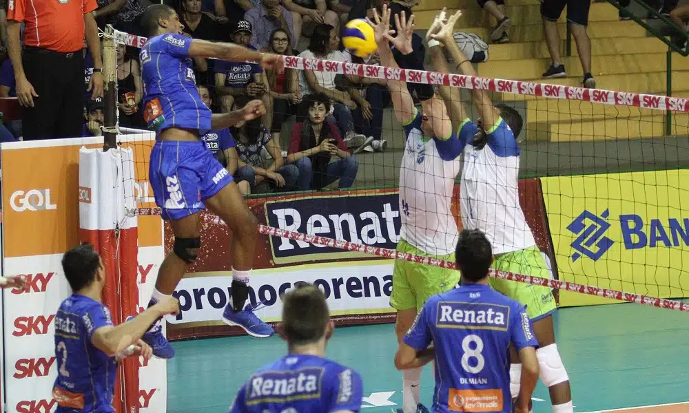 Vôlei Renata vence o São Judas Voleibol e segue invicto