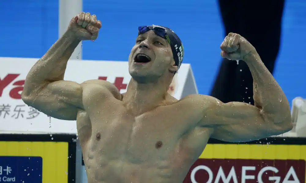 Nicholas Santos, na Champions Series de Natação da Fina