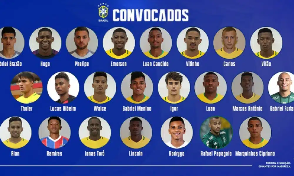 Sub-20 se apresenta nesta segunda-feira para Sul-Americano