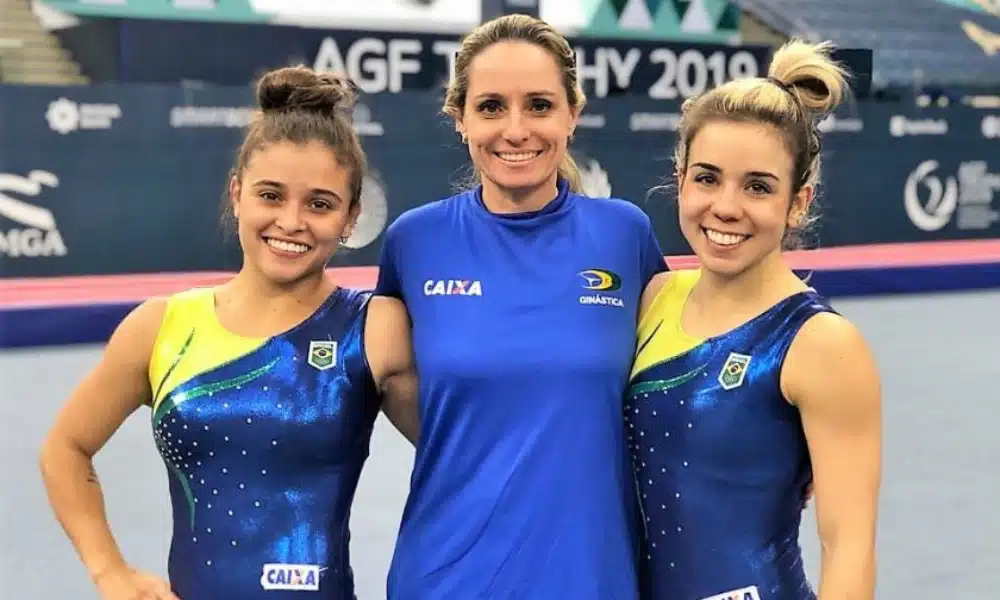 Alice Gomes e Camilla Gomes, da ginástica de trampolim