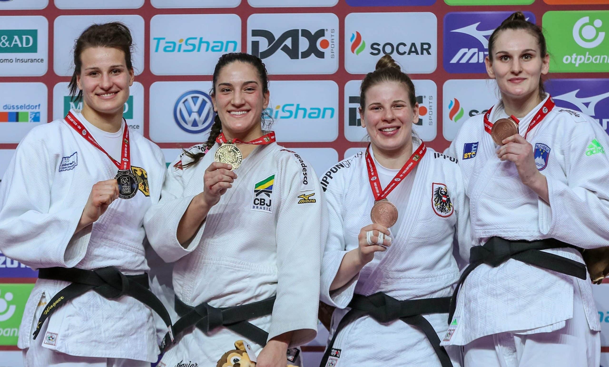 Mayra Aguiar, da seleção brasileira, foi campeã do Grand Slam de Dusseldorf de judô em 2019