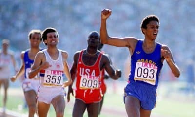 Joaquim Cruz vence os 800 m da Olimpíada de Los Angeles-1984