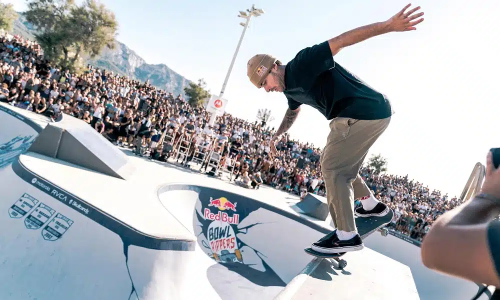 Pedro Barros foi o brasileiro com melhor resultado no X Games Califórnia, alcancando o 4°lugar no skate park (Foto: TEDDY MORELLEC/RED BULL CONTENT POOL)