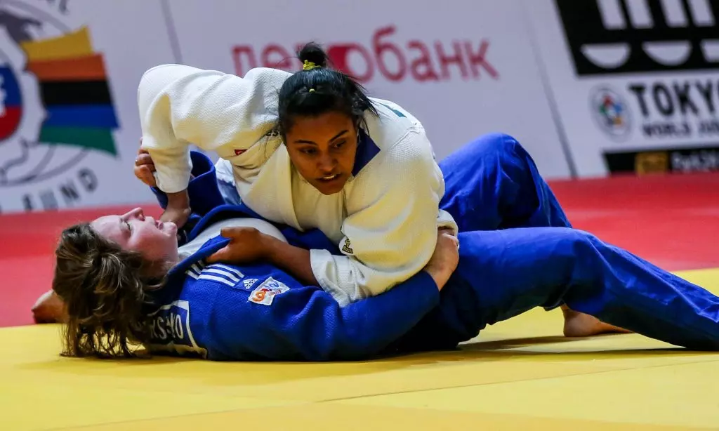 Maria Suelen Altheman da seleção brasileira de judô tel aviv