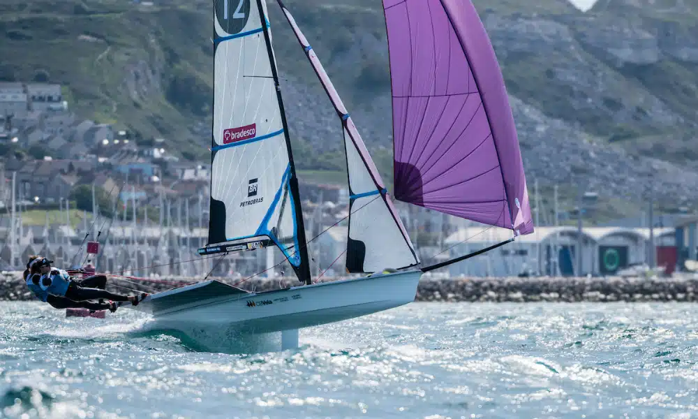 martine Grael e Kahena Kunze, da 49erFX da vela