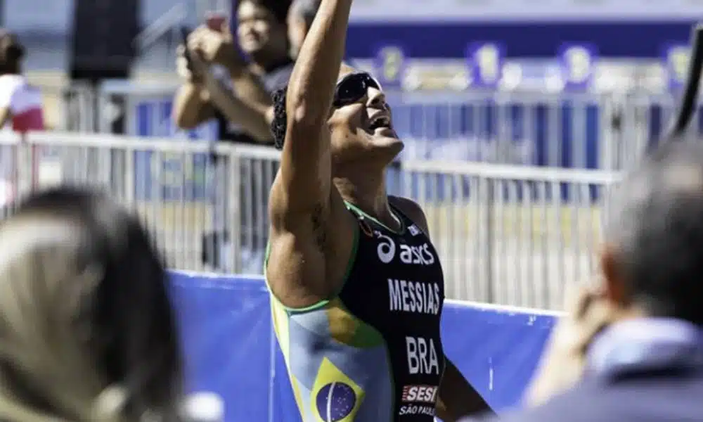 Manoel Messias é vice campeão de etapa de Montreal World Series de triatlo (Divulgação)