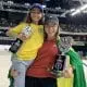 Pamela Rosa e Rayssa Real pódio da etapa de Londres da Street League