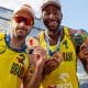 Evandro e Bruno Schmidt, do vôlei de praia