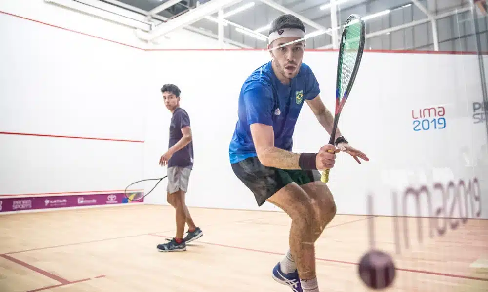 Jogos Sul Americanos Assunção 2022 squash Pedro Mometto Diego Gobbi