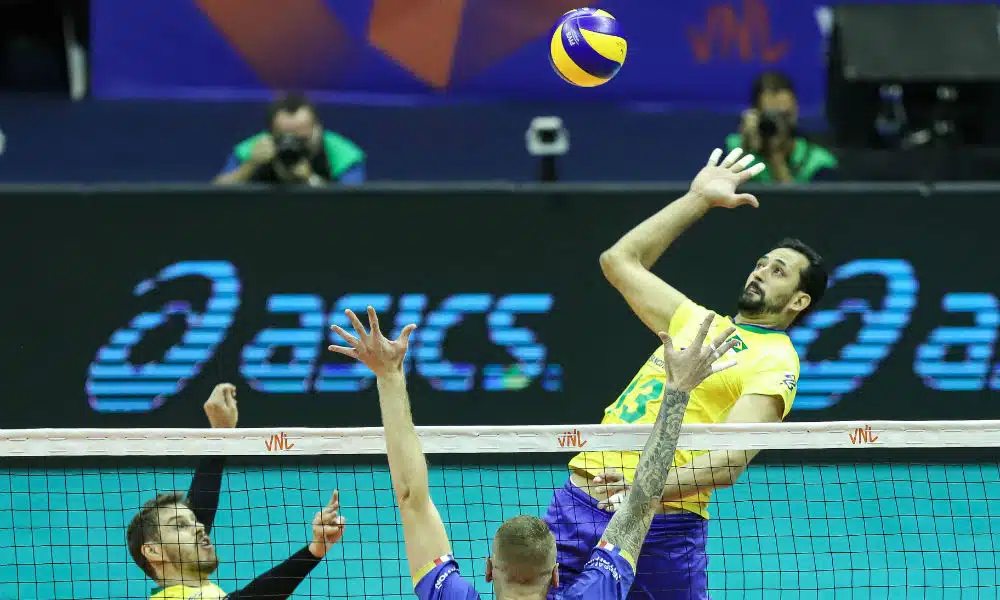Maurício Souza - seleção brasileira de vôlei masculino - Jogos Olímpicos de Tóquio 2020 - Olimpíada - meio-de-rede