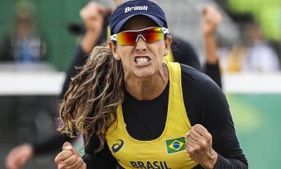Angela, do vôlei de praia, nos Jogos Pan-Americanos
