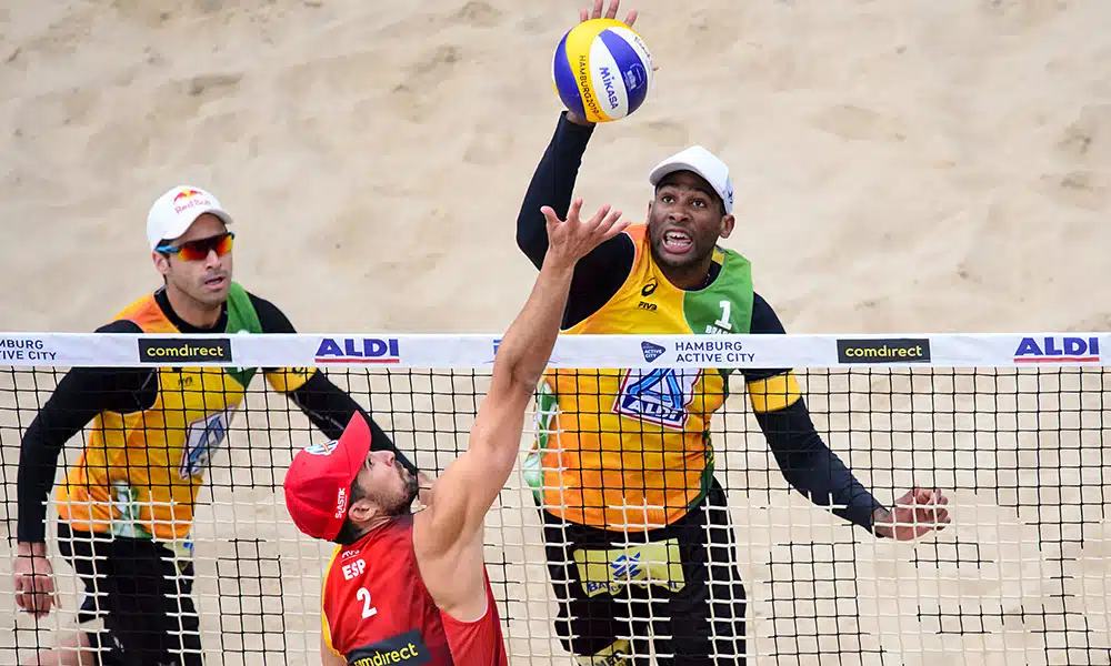 Bruno Schmidt/Evandro no Mundial de vôlei de praia