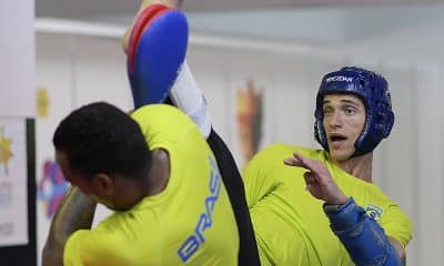 Ícaro Miguel, do taekwondo, nos Jogos PAn-Americanos