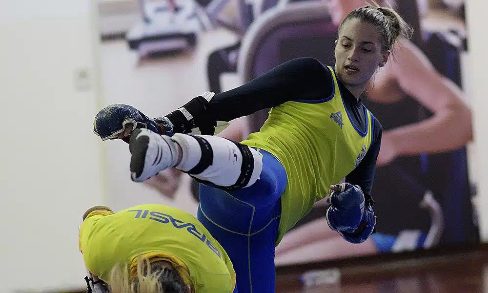 Milena Titoneli, do taekondo, nos Jogos Pan-Americanos
