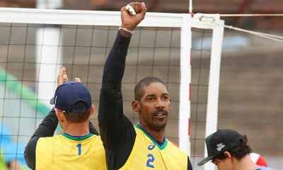 Thiago, do vôlei de praia, nos Jogos Pan-Americanos
