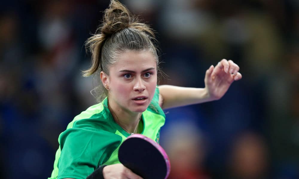 Bruna Takahashi Aberto da Alemanha de tênis de mesa