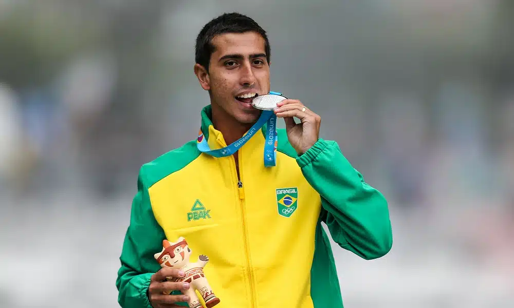Caio Bonfim, da seleção brasileira de marcha atlética