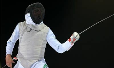 Guilherme Toldo, no florete masculino de esgrima,