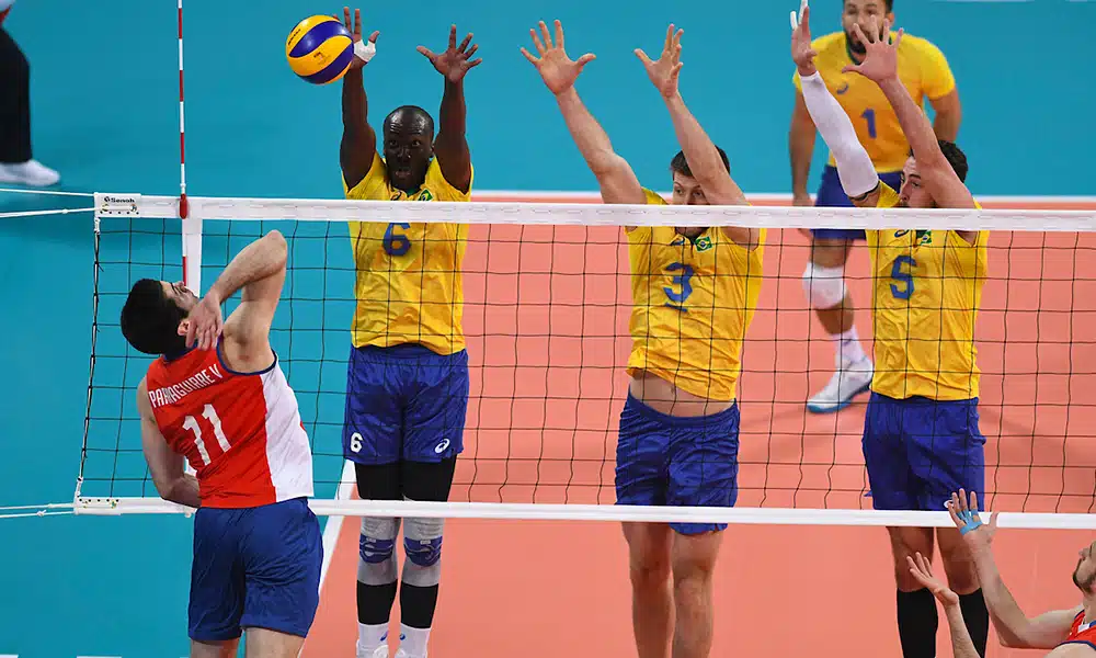 Vôlei maculino, nos Jogos Pan-Americanos contra o Chile