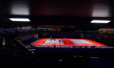Tatame do Mundial de Judô na Budokan torcida tóquio Jogos Olímpicos COI
