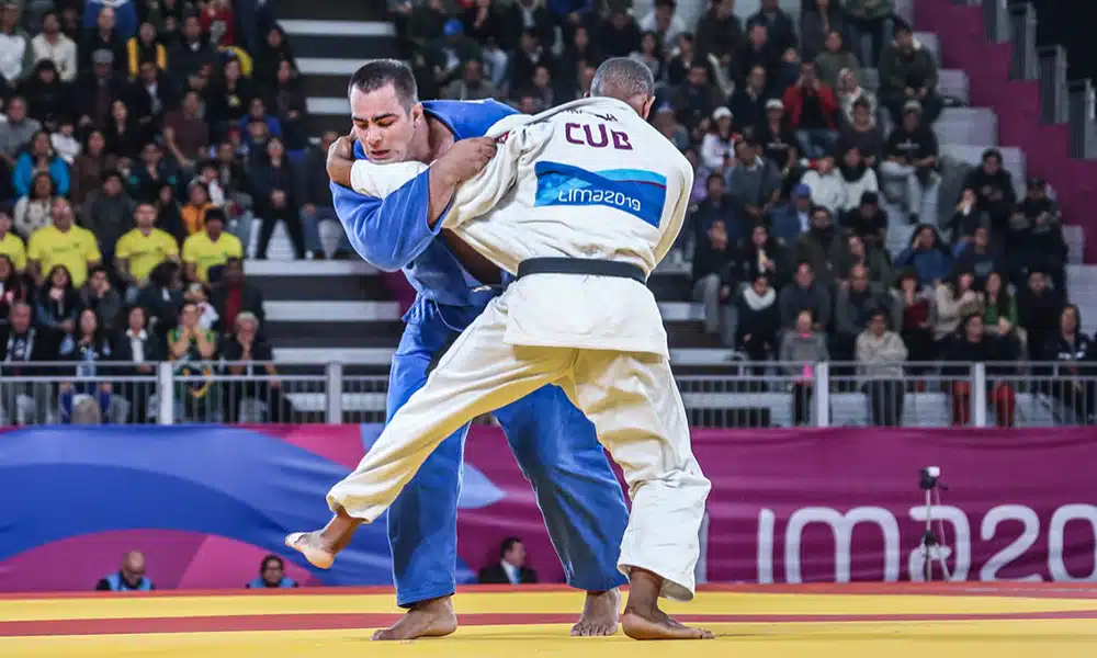 David Moura, no judô nos Jogos Pan-Americanos