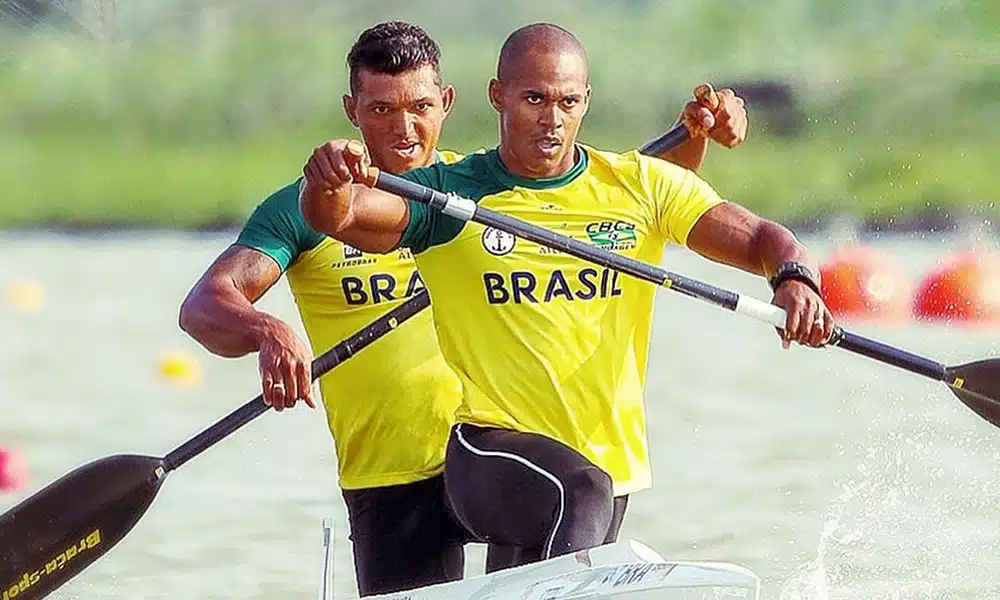 Isaquias Queiroz e Erlon de Souza no Mundial de Canoagem de Velocidade C2 1000 m masculino
