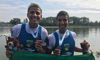 Vangelys Reinke e Emanuel Borges bronze no Mundial de Remo