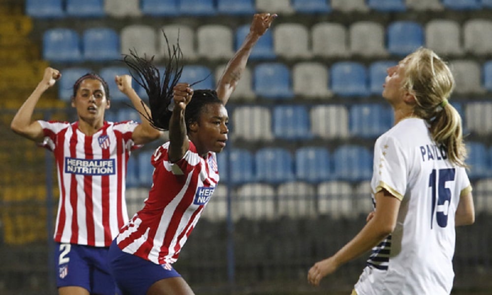 Ludmila Atlético de Madrid Liga dos Campeões futebol feminino