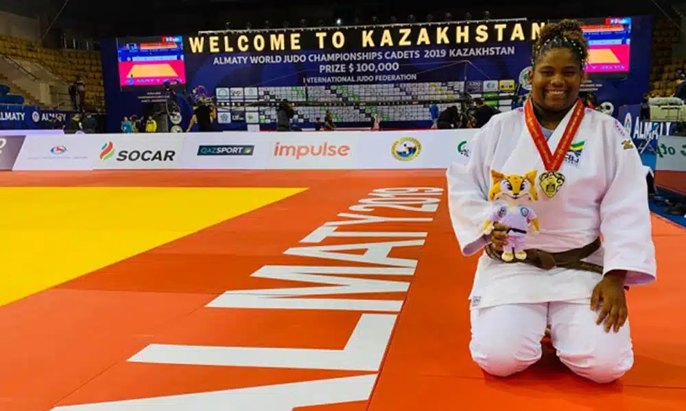 Ana Belém dos Santos, campeão do Mundial Sub-18 de judô
