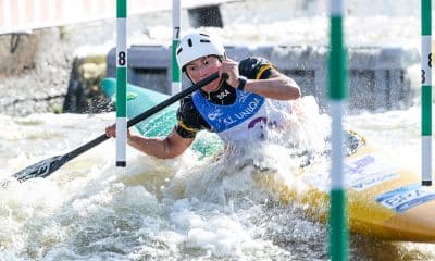 Ana Sátila na etapa de Praga da Copa do Mundo de Canoagem Slalom
