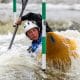 Ana Sátila, no K1, na etapa de Praga da Copa do Mundo de Canoagem Slalom retomada treinamentos ao vivo canoagem slalom
