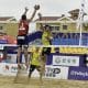 André e George no Pré-Olímpico de vôlei de praia