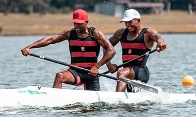 Isaquias Queiroz e Jack Goldmann, no brasileiro de canoagem de velocidade