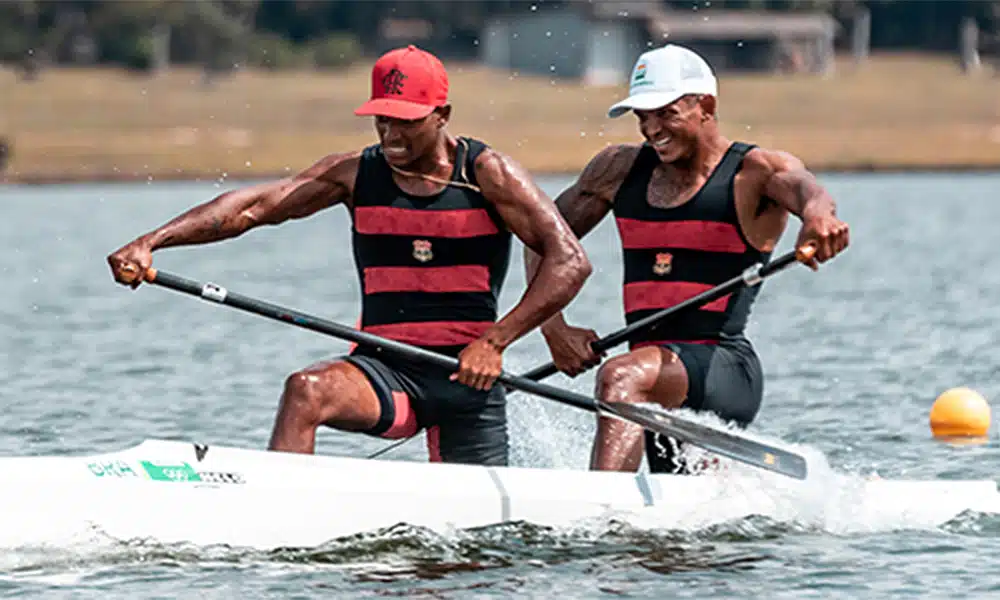 Isaquias Queiroz e Jack Goldmann, no brasileiro de canoagem de velocidade