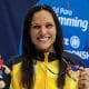 Carol Santiago ouro no Mundial de natação Paralímpica