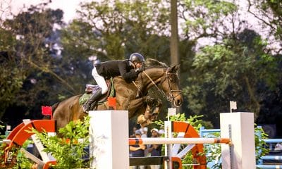 Rodrigo Lima, do hipismo, montando Ferrari